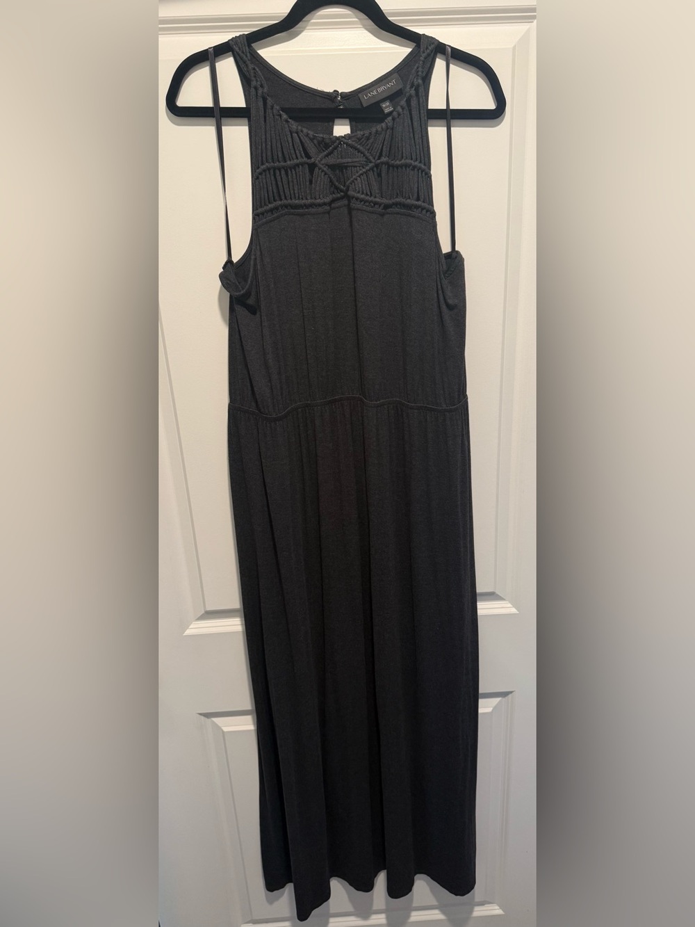 Lane Bryant Charcoal Gray Maxi Dress